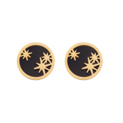 Delicate Hexagram STAINLESS STEEL STUD EARRINGS / Boucle d'oreilles en acier inoxydable