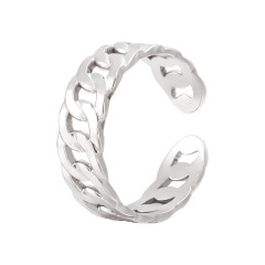 Wholesale 18K Gold Plating Chain Link Stainless Steel Adjustable ring / Bague réglable en acier inoxydable